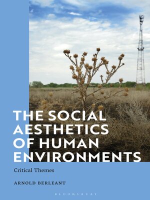 cover image of The Social Aesthetics of Human Environments